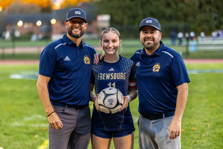 Eckwahl honored before Frewsburg win